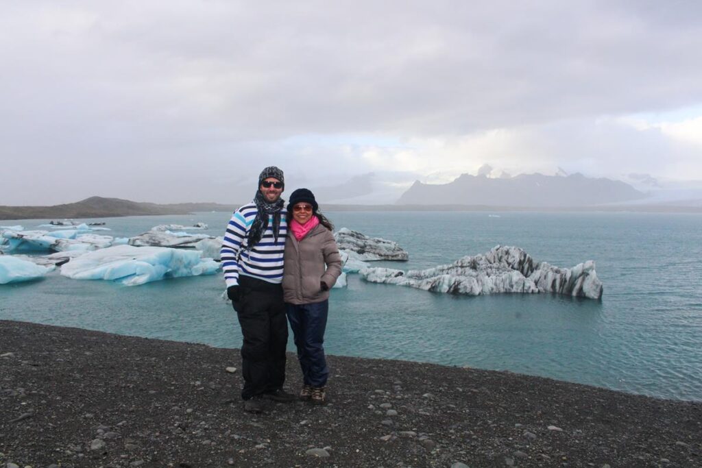 Jökulsárlón, lago glacial da Islândia